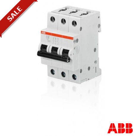 S203-D3 2CDS253001R0031 ABB Miniature Circuit Breaker S200 3P D 3 A