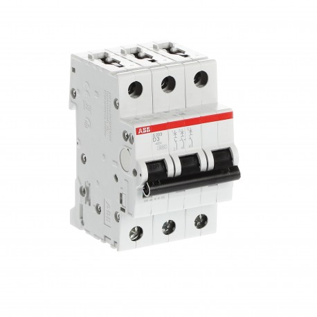 2CDS253001R0031 ABB Miniature Circuit Breaker S200 3P D 3 A