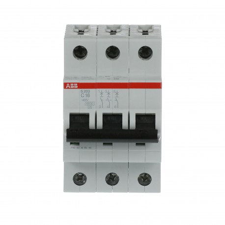 2CDS253001R0164 ABB Int.aut. S203-C16 3p 16A C 10kA