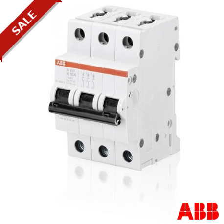 S203-K1 2CDS253001R0217 ABB Miniature Circuit Breaker S200 3P K 1 A