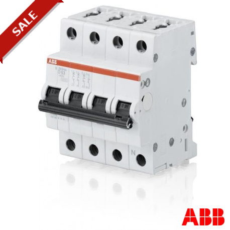 S203-D1NA 2CDS253103R0011 ABB Miniature Circuit Breaker S200 4P D 1 A