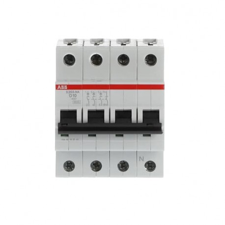 2CDS253103R0101 ABB Int.aut. S203-D10NA 3p+N 10A D 10kA
