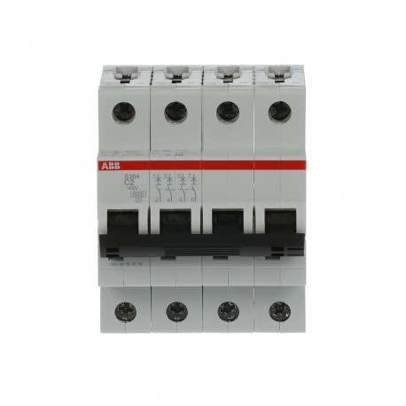 2CDS254001R0024 ABB Int.aut. S204-C2 4p 2A C 10kA