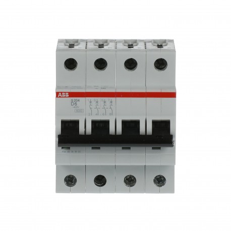 2CDS254001R0061 ABB Int.aut. S204-D6 4p 6A D 10kA