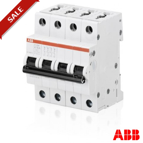 S204-K0,5 2CDS254001R0157 ABB Miniature Circuit Breaker S200 4P K 0.5 A