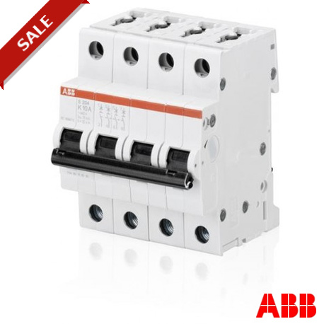S204-K1 2CDS254001R0217 ABB Miniature Circuit Breaker S200 4P K 1 A