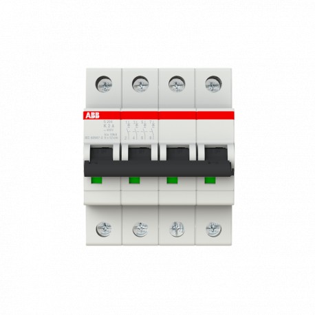 2CDS254001R0277 ABB Int.aut. S204-K2 4p 2A K 10kA