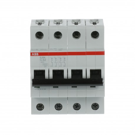 2CDS254001R0324 ABB Int.aut. S204-C32 4p 32A C 10kA