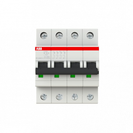 2CDS254001R0467 ABB Int.aut. S204-K16 4p 16A K 10kA