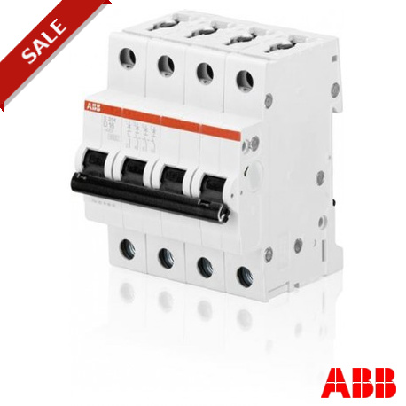 S204-D0,5 2CDS254001R0981 ABB Miniature Circuit Breaker S200 4P D 0,5 A