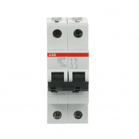 2CDS272001R0041 ABB Miniature Circuit Breaker S200M 2P D 4 A