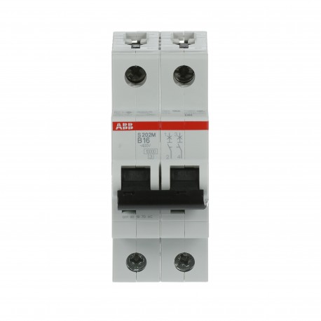 2CDS272001R0165 ABB Miniature Circuit Breaker S200M 2P B 16 A