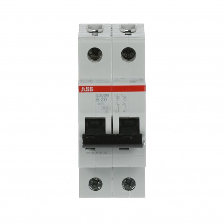 2CDS272001R0205 ABB Int.aut. S202M-B20 2p 20A B 15kA
