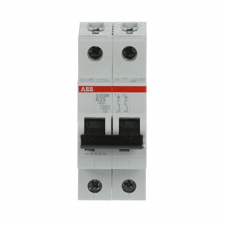 2CDS272001R0255 ABB Int.aut. S202M-B25 2p 25A B 15kA