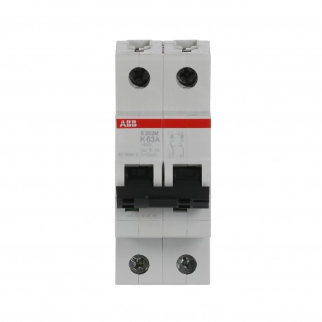 2CDS272001R0607 ABB Miniature Circuit Breaker S200M 2P K 63 A