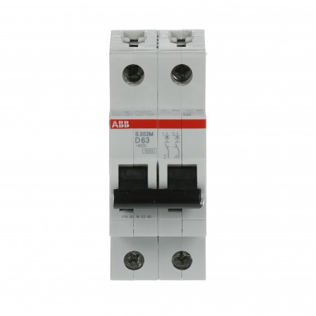 2CDS272001R0631 ABB Int.aut. S202M-D63 2p 63A D 15kA