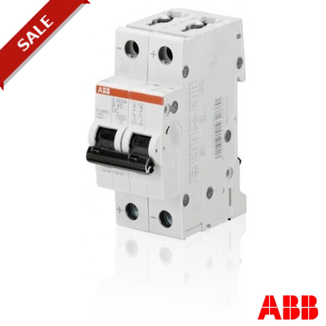 S202M-B10UC 2CDS272061R0105 ABB Miniature Circuit Breaker S200MUC 2P B 10 A