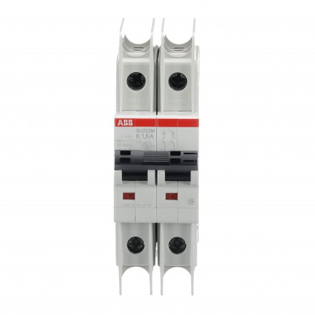 2CDS272337R0257 ABB Miniature Circuit Breaker SU200M 2P K 1,6 A