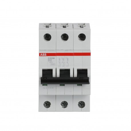 2CDS273001R0021 ABB Int.aut. S203M-D2 3p 2A D 15kA