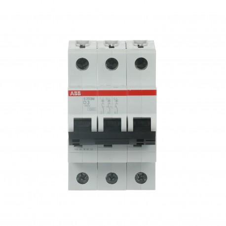 2CDS273001R0031 ABB Int.aut. S203M-D3 3p 3A D 15kA
