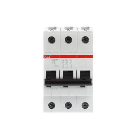 2CDS273001R0061 ABB Miniature Circuit Breaker S200M 3P D 6 A