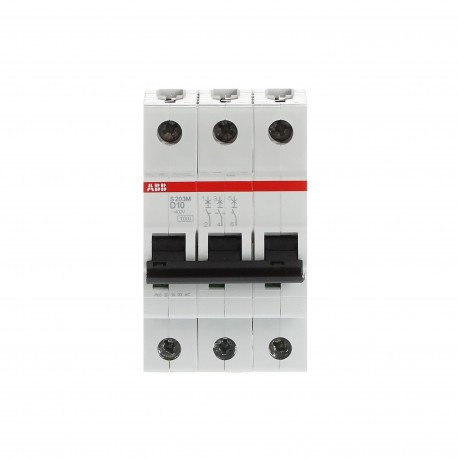 2CDS273001R0101 ABB Int.aut. S203M-D10 3p 10A D 15kA