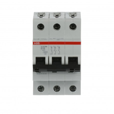 2CDS273001R0165 ABB Int.aut. S203M-B16 3p 16A B 15kA