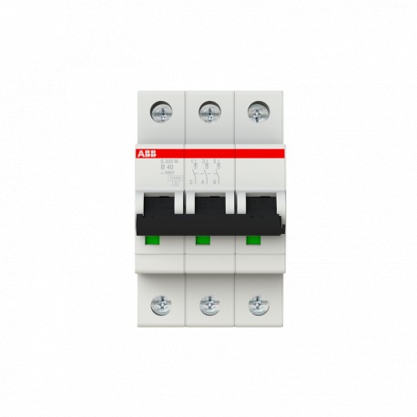 2CDS273001R0405 ABB Miniature Circuit Breaker S200M 3P B 40 A