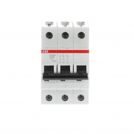 2CDS273001R0501 ABB Miniature Circuit Breaker S200M 3P D 50 A