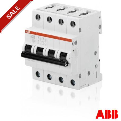 S204M-D1 2CDS274001R0011 ABB Miniature Circuit Breaker S200M 4P D 1 A