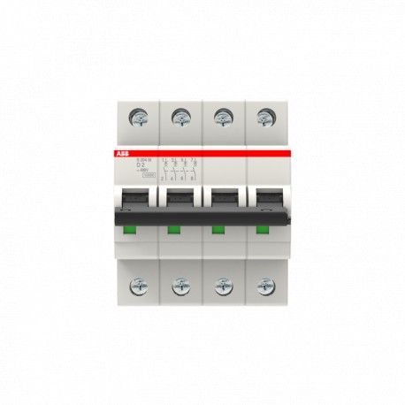 2CDS274001R0021 ABB Int.aut. S204M-D2 4p 2A D 15kA