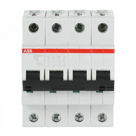 2CDS274001R0044 ABB Miniature Circuit Breaker S200M 4P C 4 A