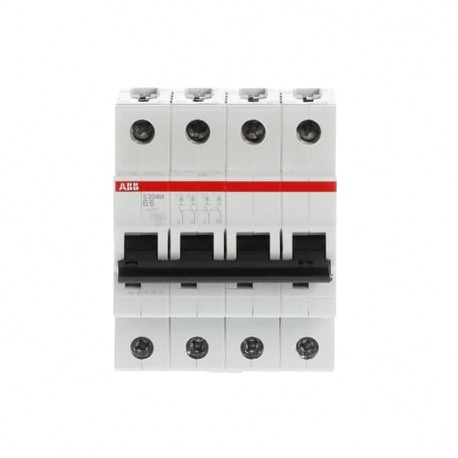 2CDS274001R0065 ABB Miniature Circuit Breaker S200M 4P B 6 A