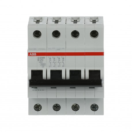 2CDS274001R0205 ABB Int.aut. S204M-B20 4p 20A B 15kA