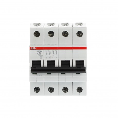2CDS274001R0255 ABB Int.aut. S204M-B25 4p 25A B 15kA