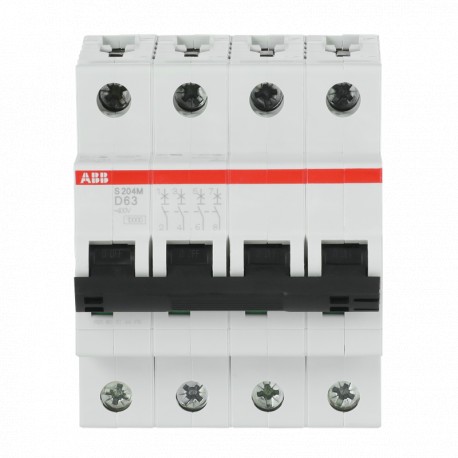 2CDS274001R0631 ABB Int.aut. S204M-D63 4p 63A D 15kA