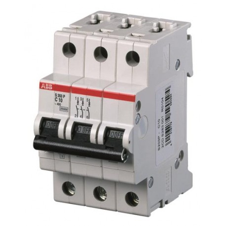 2CDS283001R0014 ABB Int.aut. S203P-C1 3p 1A C 25kA