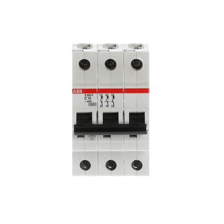 2CDS283001R0104 ABB Int.aut. S203P-C10 3p 10A C 25kA
