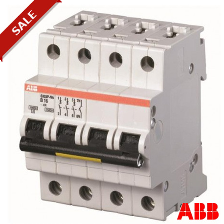 S203P-K0,2NA 2CDS283103R0087 ABB Miniature Circuit Breaker S200P 4P K 0,2 A