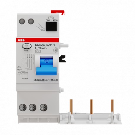 2CSB203401R1400 ABB DDA203 A-40 / AP-R 0.03 RCD Block