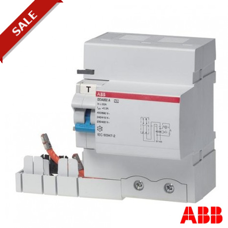 DDA802AC-63/0,03 2CSB802001R1630 ABB DDA802AC-63/0,03 RCD Block