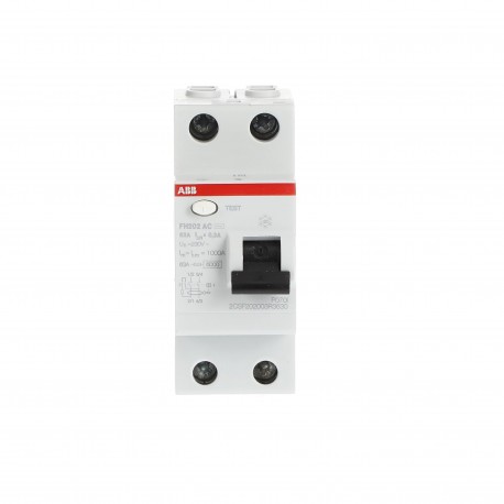 2CSF202003R3630 ABB Int.dif.FH202AC-63/0,3 2p 63A AC 300mA