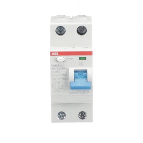 2CSF202101R0160 ABB Int.dif.F202A-16/0,01 2p 16A A 10mA