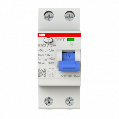 2CSF202201R2400 ABB F202 A S-40 / 0,1 residua Dev corrente.
