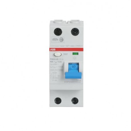 2CSF202201R2630 ABB Int.dif.F202AS-63/0,1 2p 63A A S 100mA