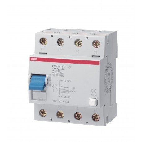 2CSF204001R2950 ABB Int.dif.F204AC-125/0,1 4p 125A AC 100mA