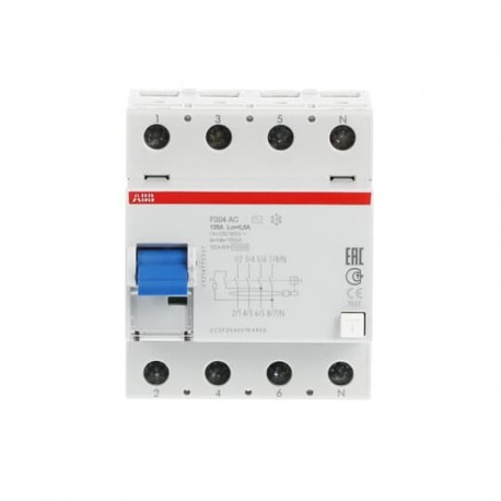 2CSF204001R4950 ABB F204 AC-125 / 0,5 Corrente residua Dev.