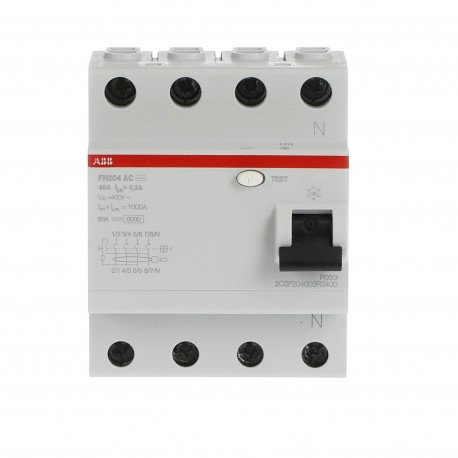 2CSF204003R3400 ABB FH204 AC-40 / 0,3 residua Dev corrente.