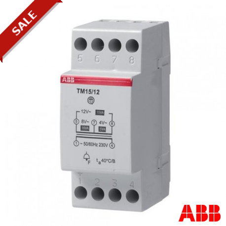 TM10/12V 2CSM101021R0801 ABB TM10/12 Fail safe bell transformer