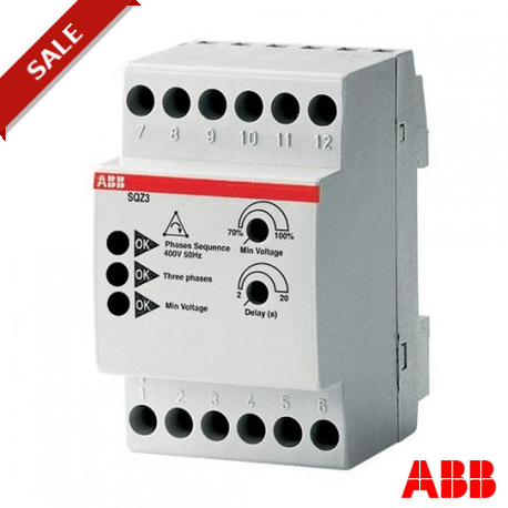 SQZ3 2CSM111310R1331 ABB SQZ3 Phase-sequence relay